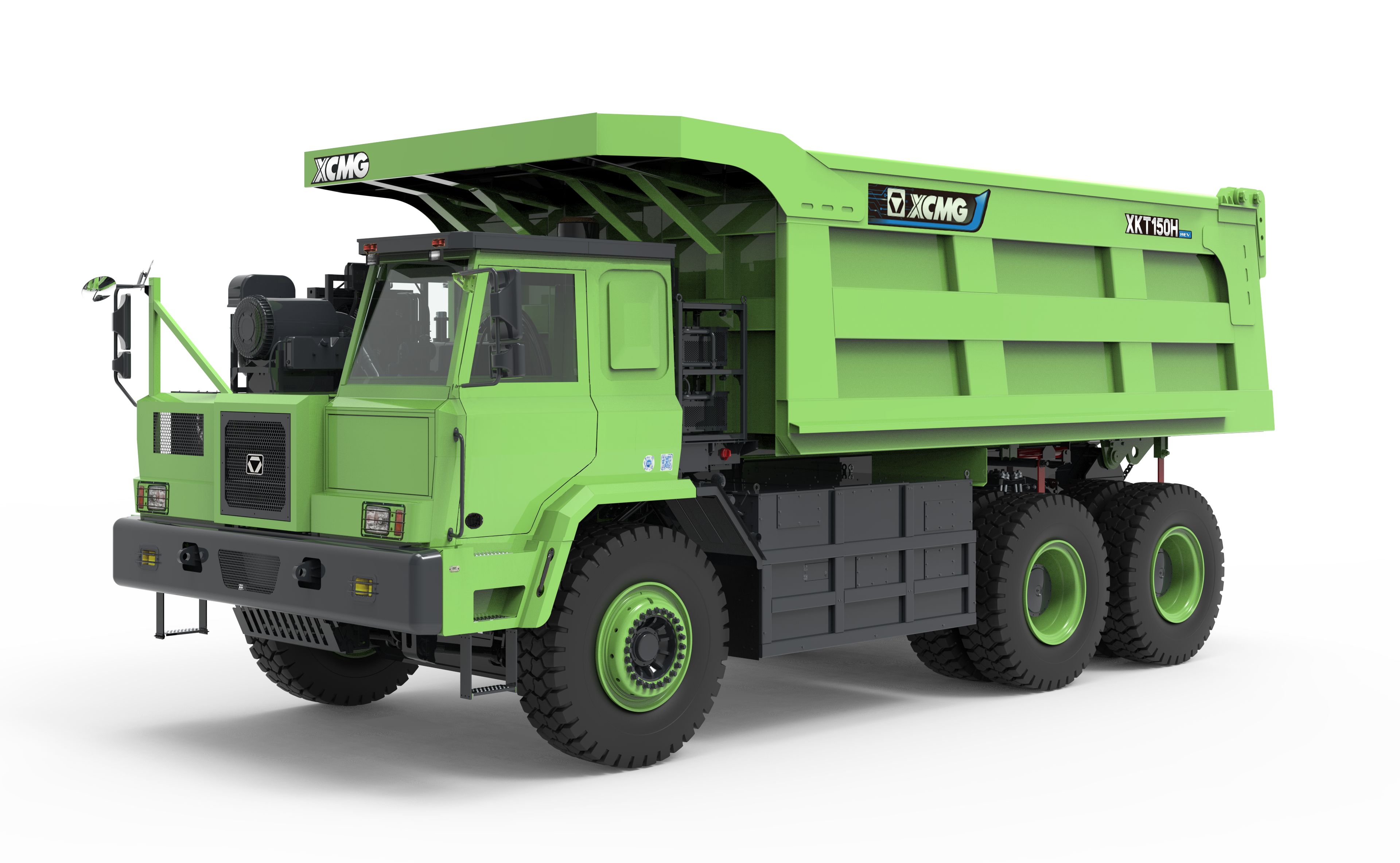 混合动力宽体自卸车